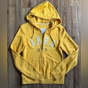 Aeropostale Yellow Hoodie Jacket